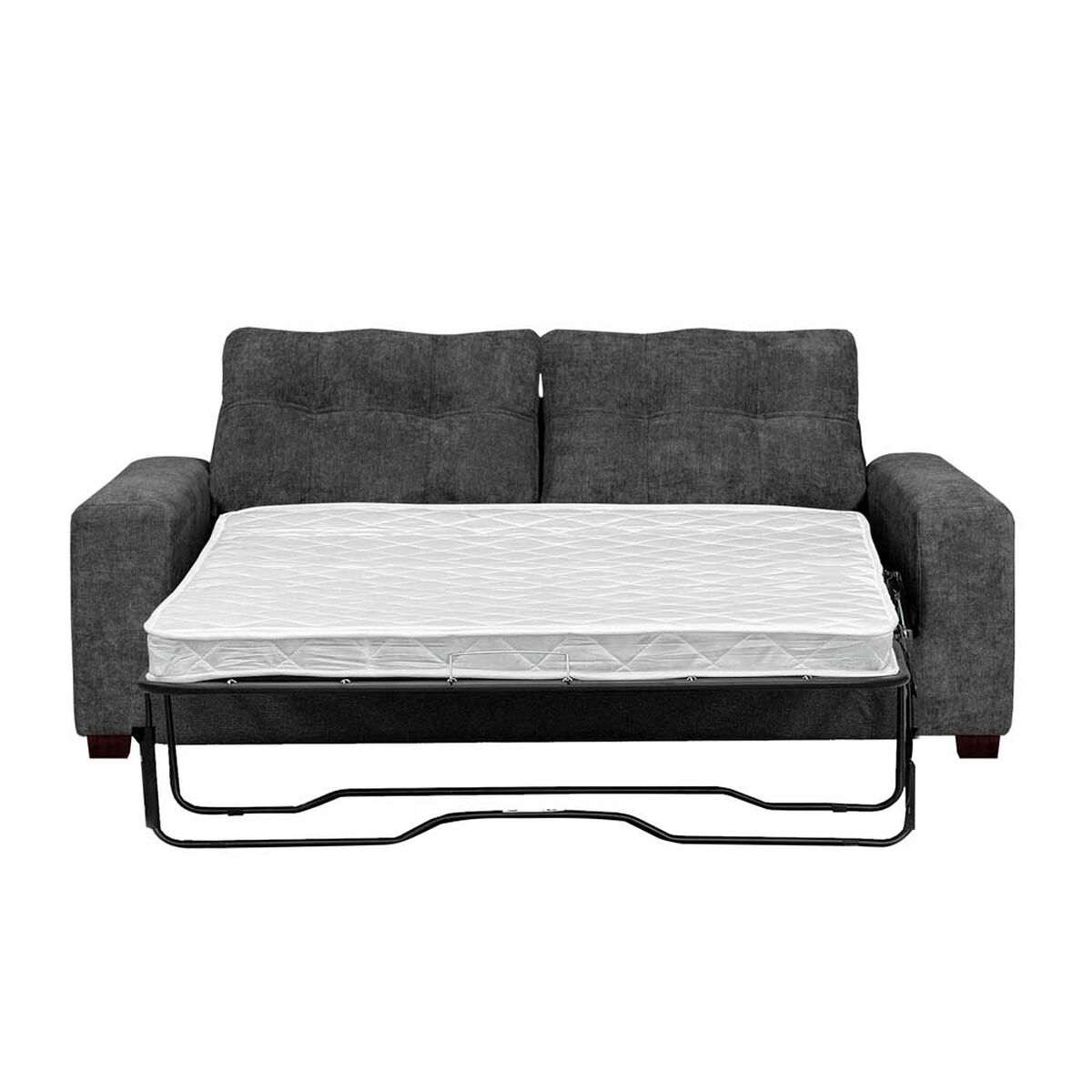 Sof&aacute; Cama Mons Mons M&oacute;naco 3 Cuerpos Gris Oscuro