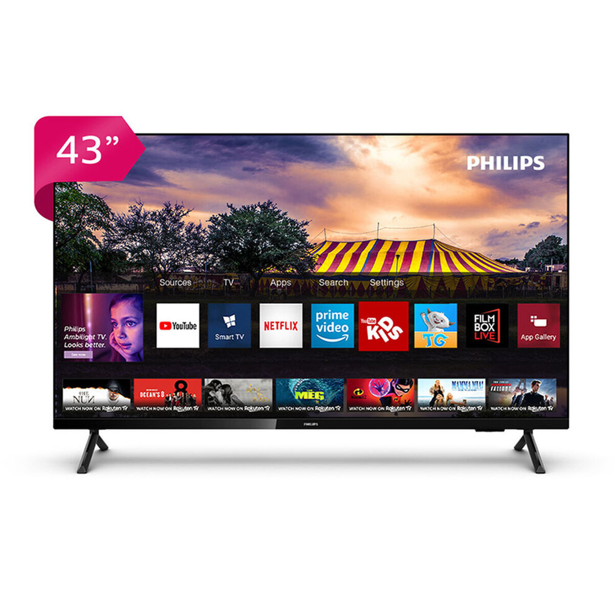 LED 43" Philips 6825 Smart TV Full HD