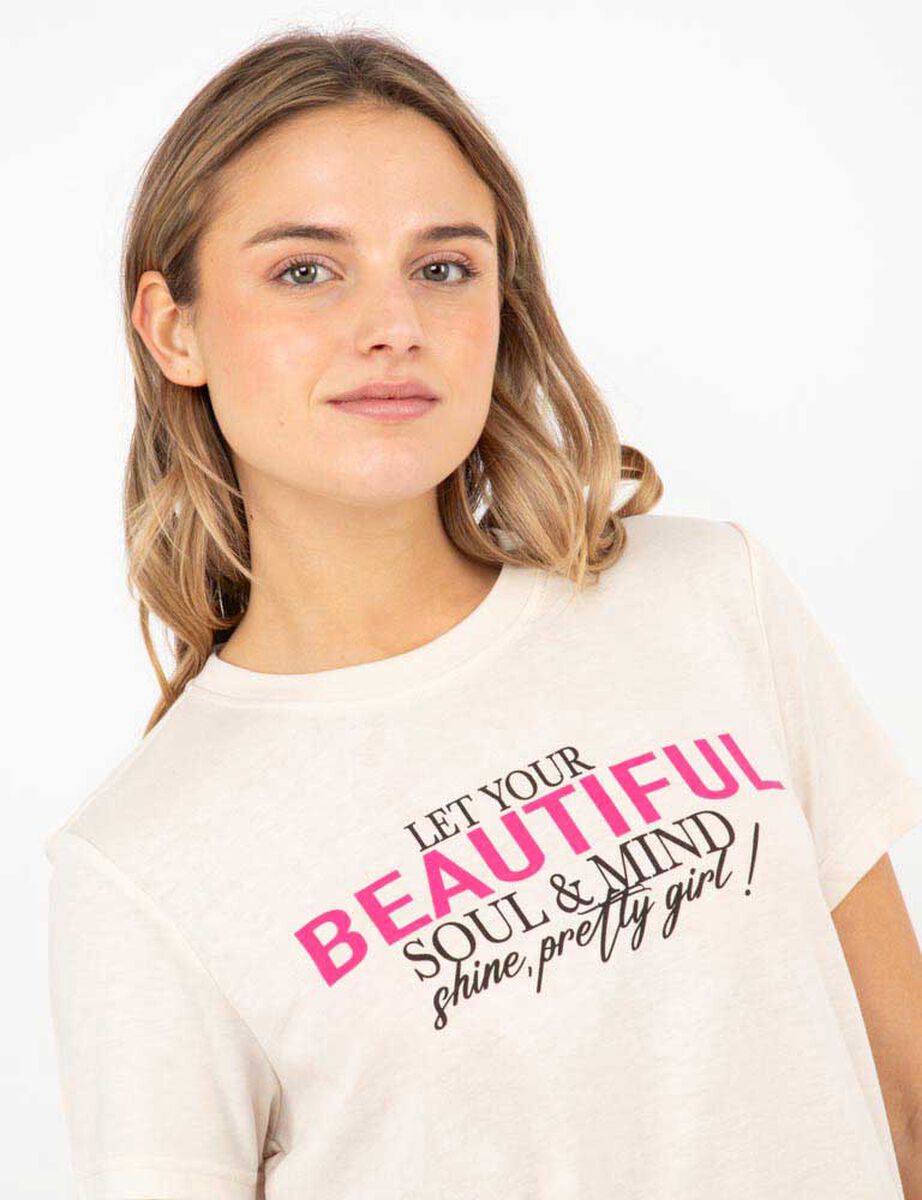 Polera Con Estampado Mujer Icono