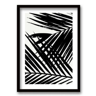 Cuadro Decorativo Retela Selva BN II 50 x 35 cm