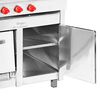 Cocina Industrial a Gas 6 Platos Gas Licuado + Calienta Platos