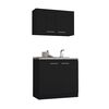 Combo Mueble Superior + Mueble Inferior TuHome Manchester Wengue