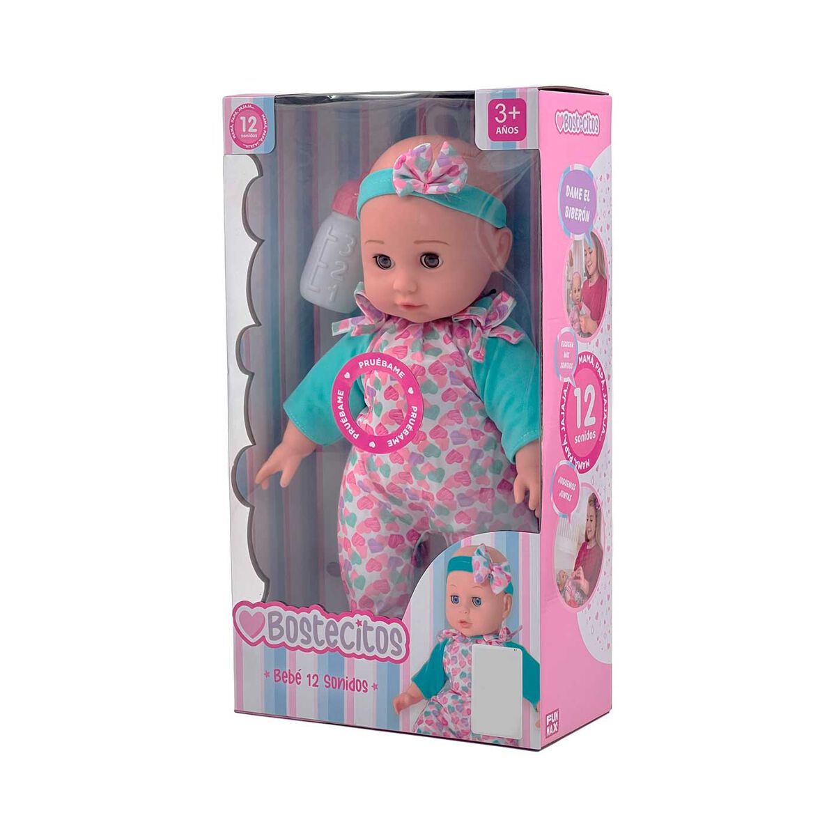 Muñeca 36 Cm 12 Sonidos Diseño Surtido Bostecitos