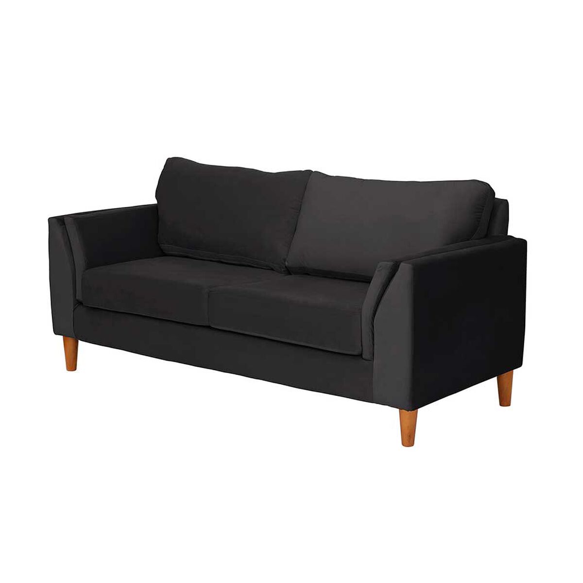 Sof&aacute; Latam Home Milan 2 Cuerpos Negro