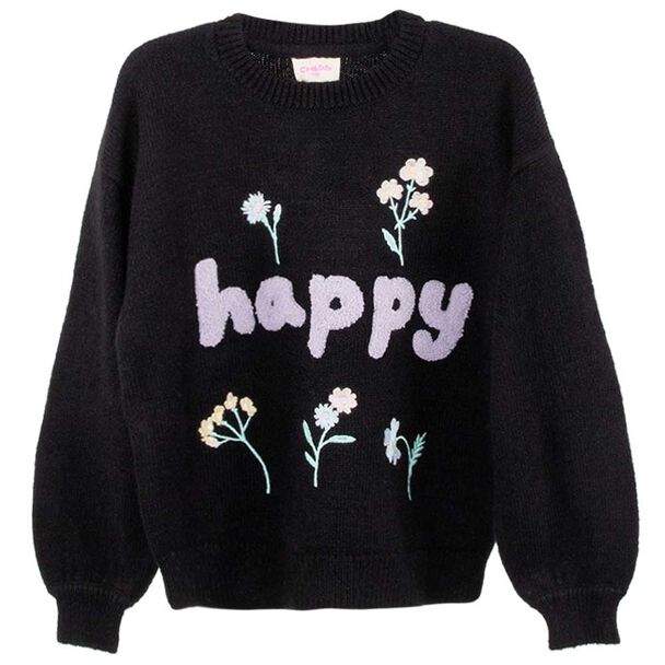 Sweater Tejido Niña Chess