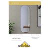 Espejo de Vidrio TuHome Lucera 120 x 40 cm