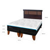 Cama Europea CIC Green Infinity 2 Plazas + 1 Respaldo Dublin Choc