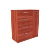 C&oacute;moda Stanford 4 Cajones 1 Puerta Cerezo