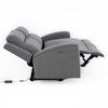 Sofá Reclinable Eléctrico Daniels KM807SPWGR 2 Cuerpos Gris