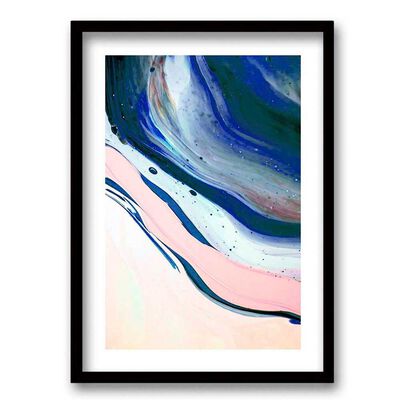 Cuadro Decorativo Retela Liquid Purple 40 x 30 cm
