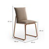 Juego de Comedor Roca Soft 4 Sillas Canela