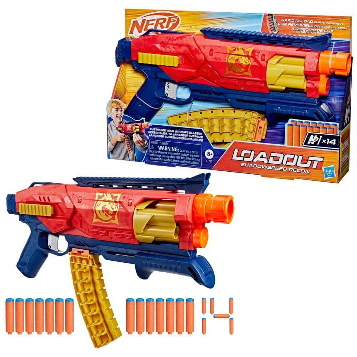 Lanzador Nerf Loadout Shadowspeed Recon
