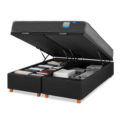 Imagen 1 del producto Cama Baul Flex 2 Plazas Europedic Dual 200 cm