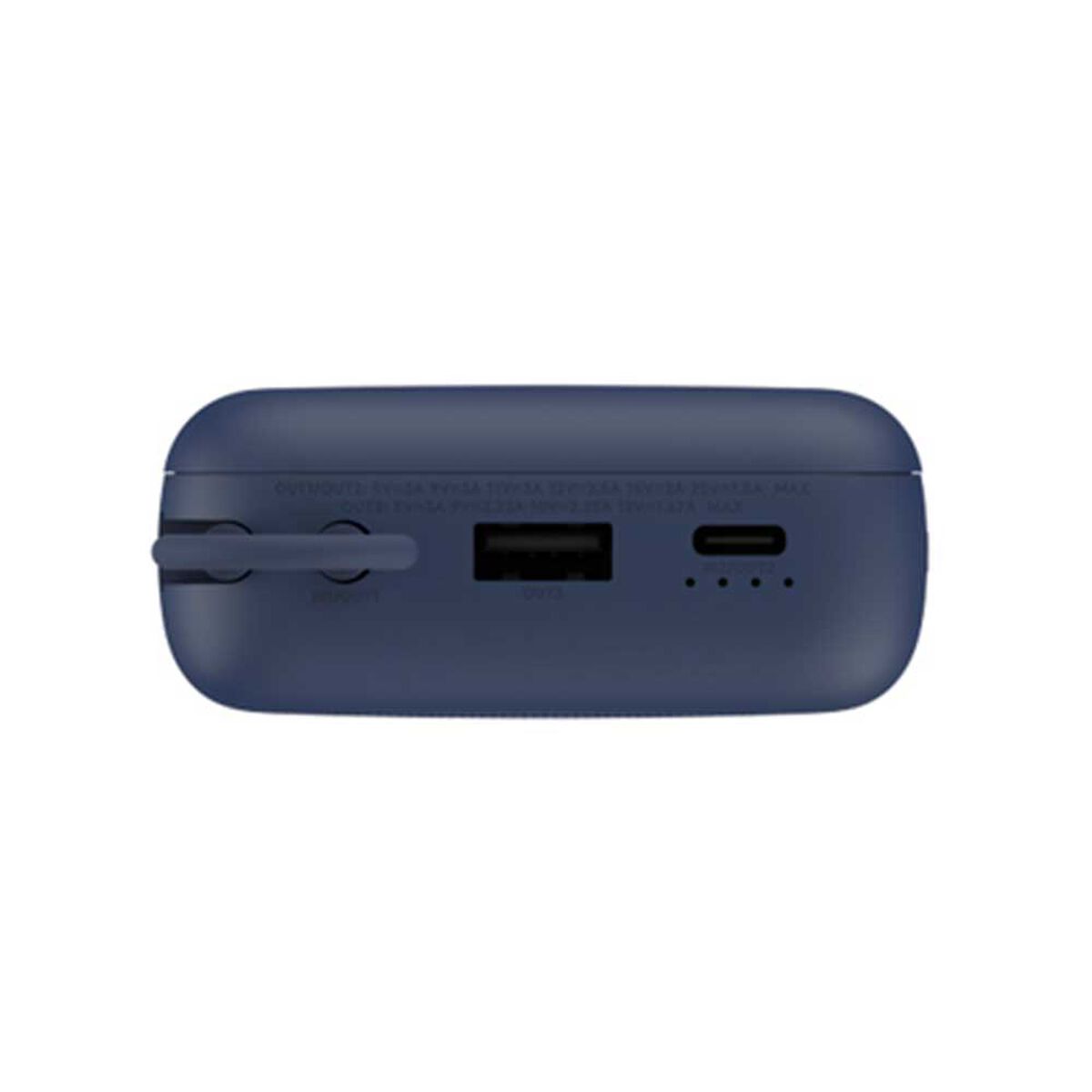 Batería Externa Portátil Xiaomi 20000mAh Blue GL Integrated Cable