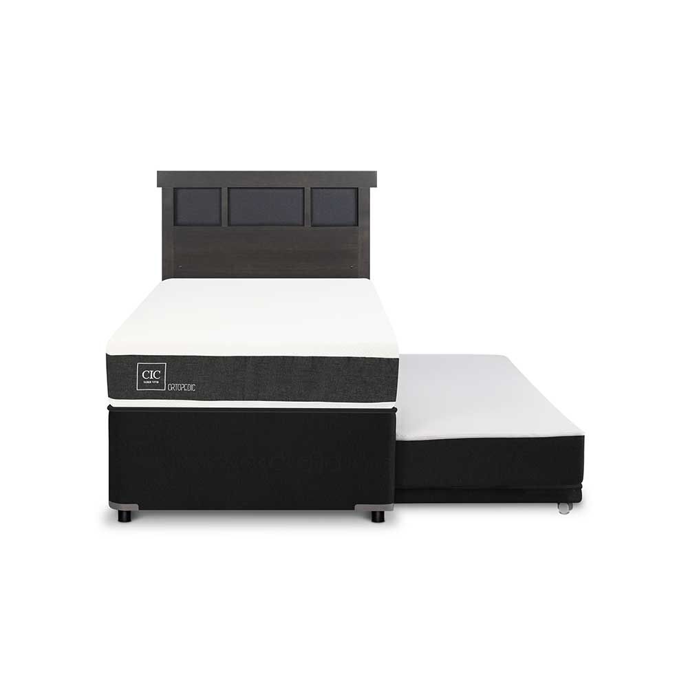 Cama Nido CIC 1,5 Plazas Ortopedic + Respaldo Dublin