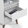 Velador Onessta Roma 2 Cajones Blanco
