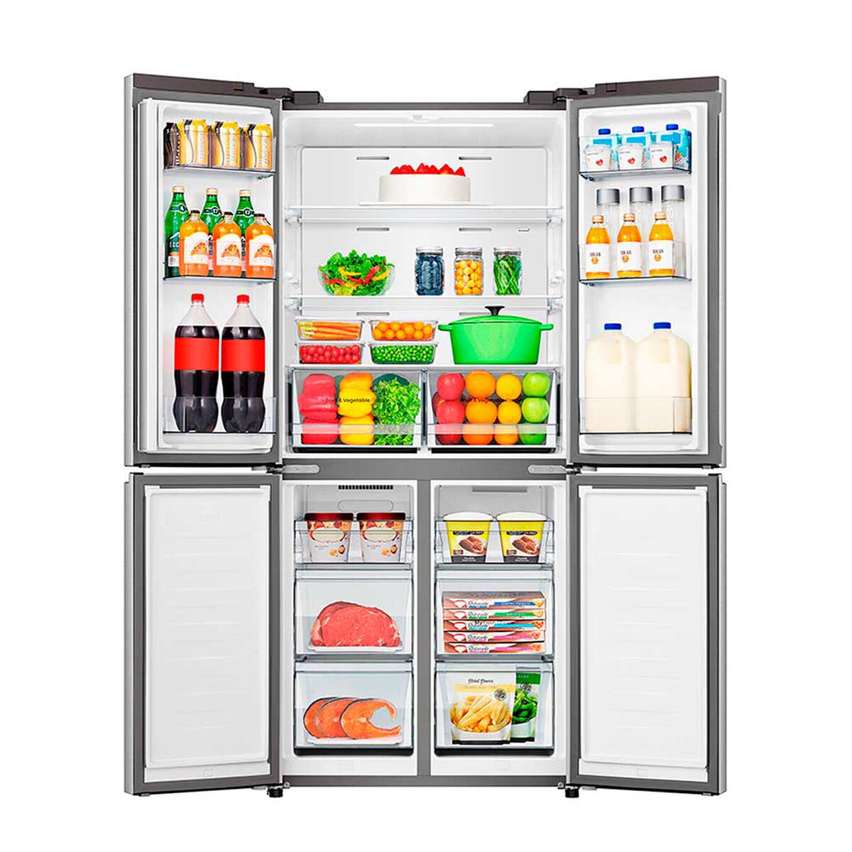 Refrigerador French Door Hisense RQ5P470NECF 483 lts.