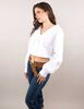 Blusa Crop Manga Larga Mujer Icono