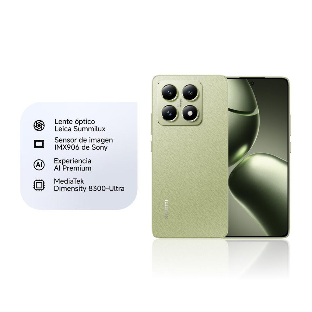 Celular Xiaomi 14T 512GB 6,67" Green Liberado + Watch 5 Active