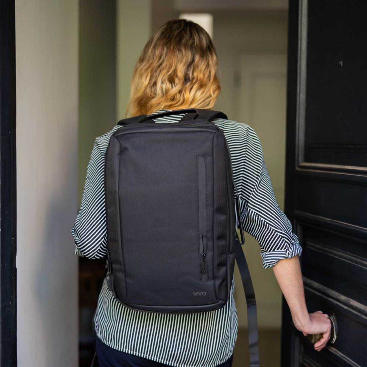 Mochila Notebook Levo Manager Negra 15,6"