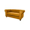 Sofá Barra Design Chesterfield 2 Cuerpos Canela