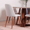 Juego de Comedor Decocasa Bennet Redondo 4 Sillas Beige