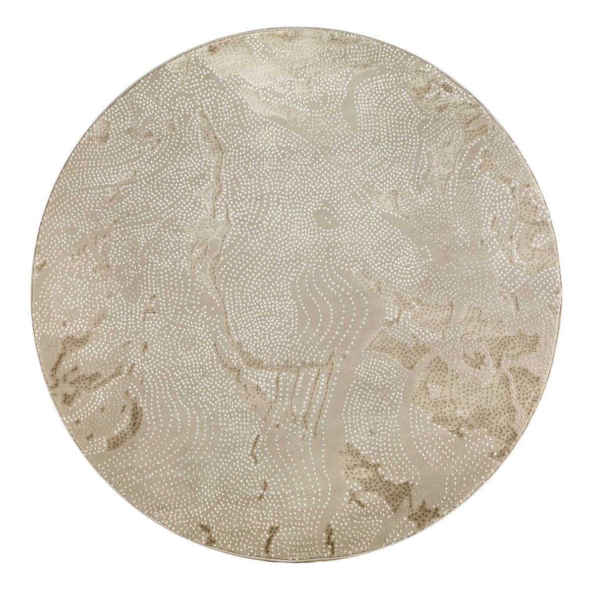 Alfombra Modalfo Babil Beige 160 x 160 cm