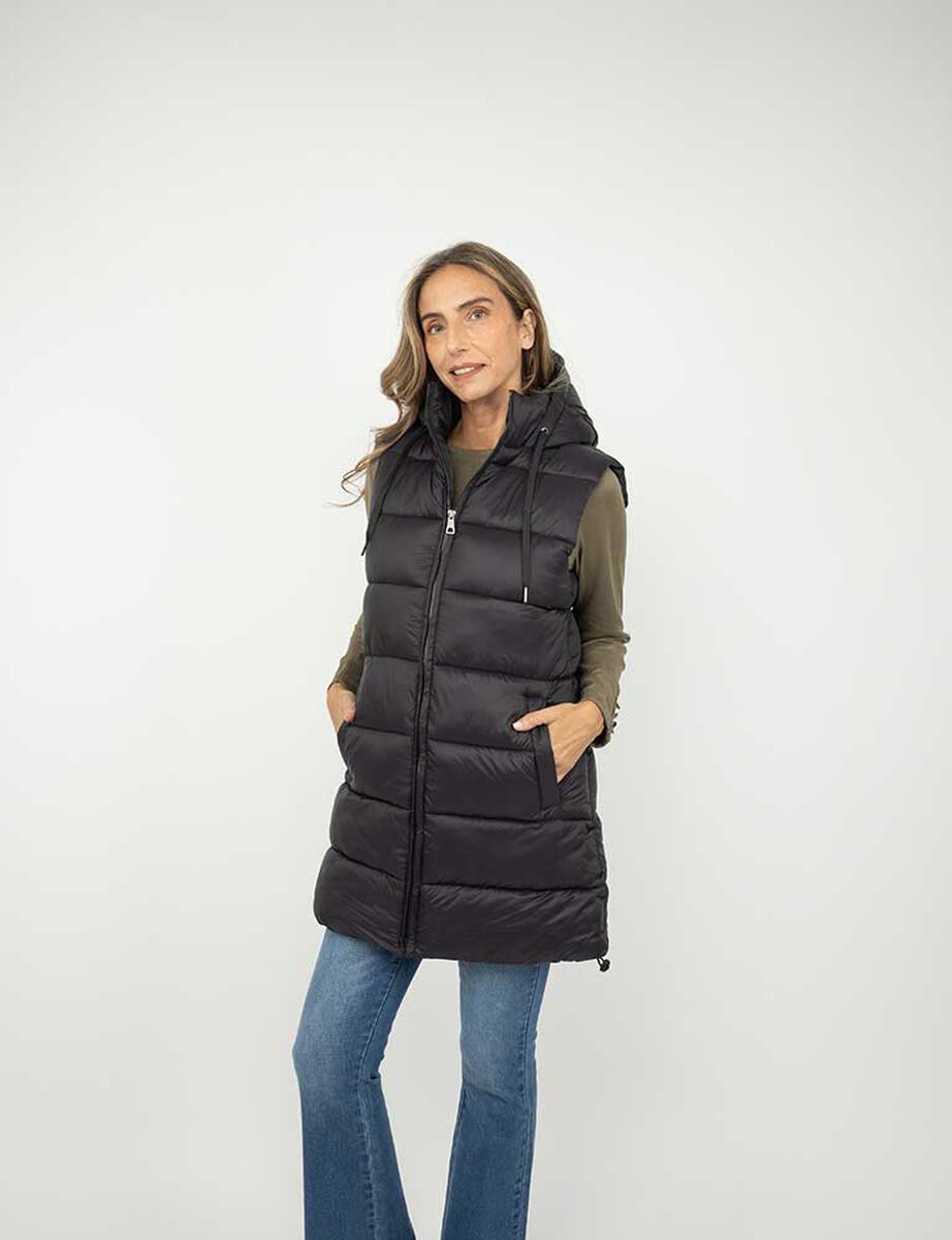 Parka Larga Sin Mangas Mujer Portman Club