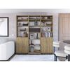 2 Estantes 2 Puertas + Estante 5 Repisas + 3 Complementos TuHome Home Macadamia