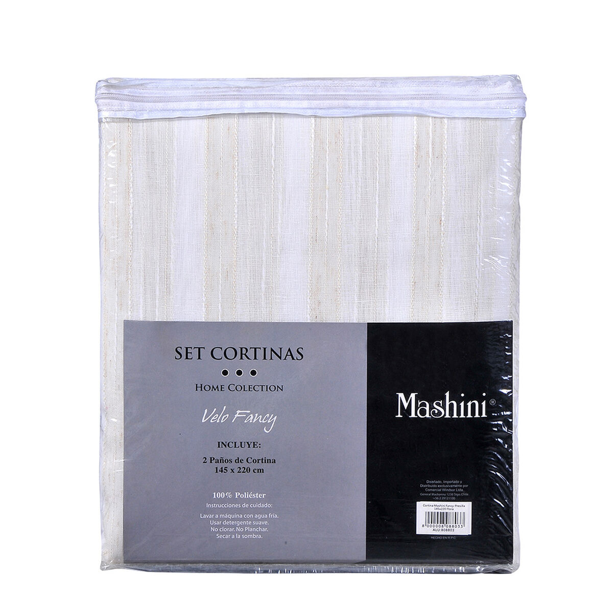 Cortina Velo Fancy-Presilla Flora 145X220 Cm