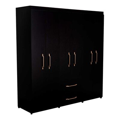 Clóset TuHome Golden 6 Puertas 2 Cajones Wengue