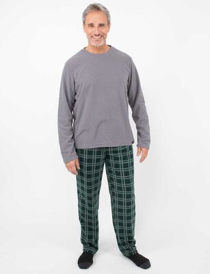 Imagen 2 del producto Pijama Larga Polar Manga Larga Hombre Portman Club Verde