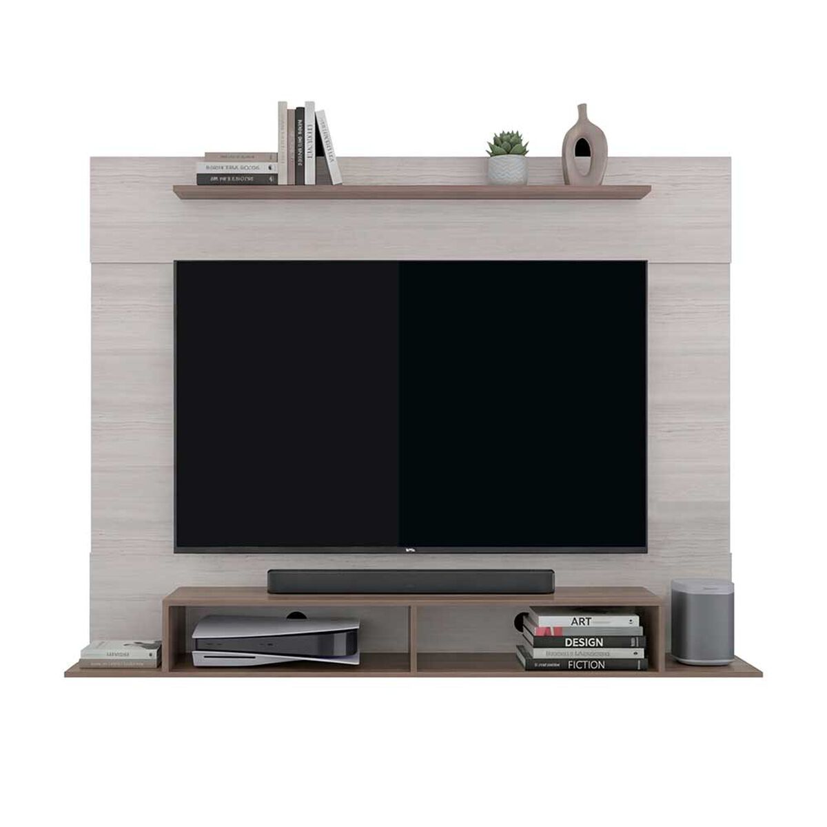 Panel TV Tuhome Montana Hasta 70" Avellana Tivoli
