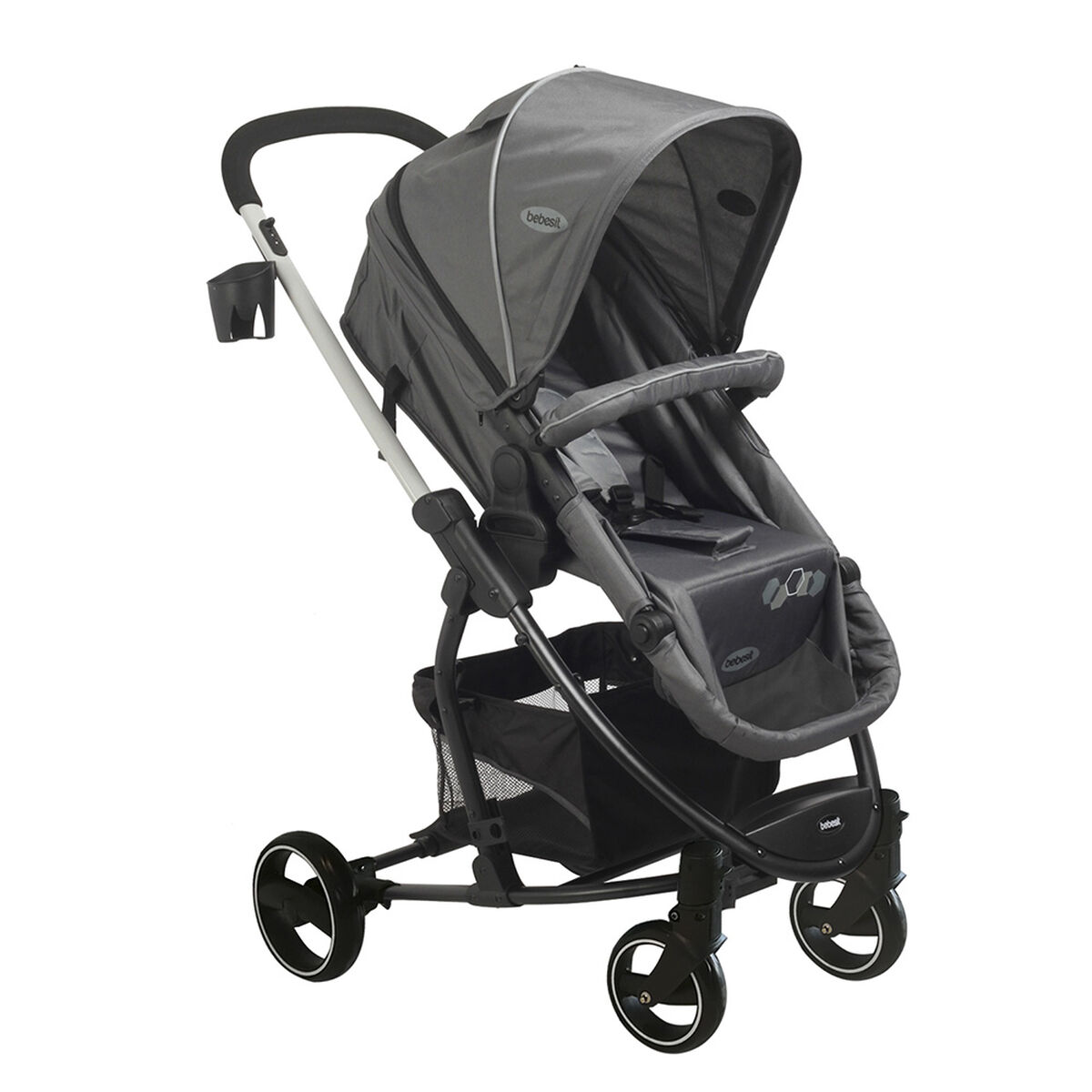 Coche Travel System Alfa SX Negro Bebesit