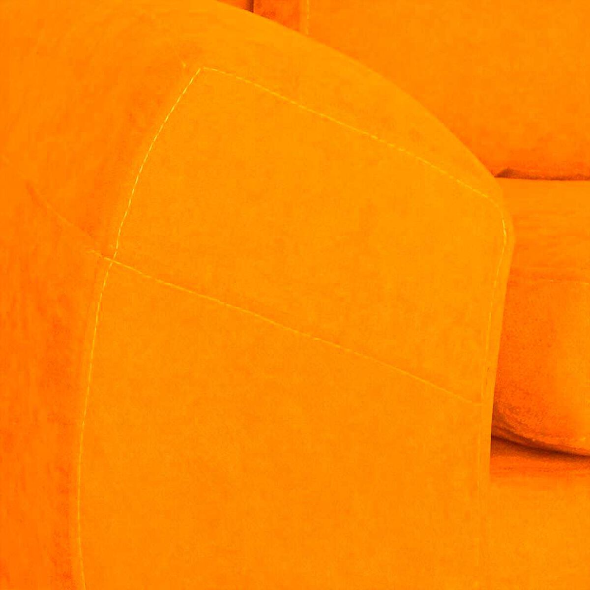 Seccional Derecho Elegant Houston Cheise Tela 5 Cuerpos Oro