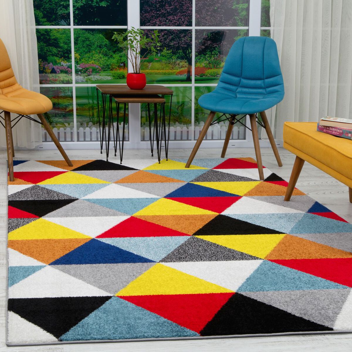 Alfombra Modalfo Florida 160 x 210 cm Multicolor