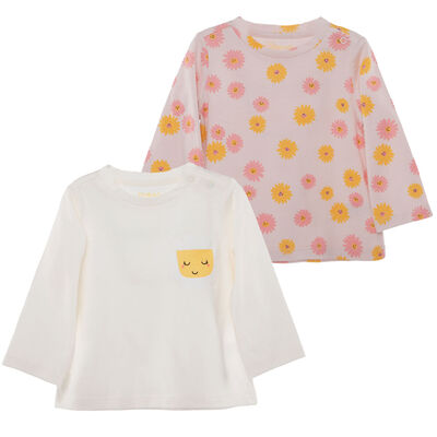 Imagen 1 del producto Pack 2 Polera Manga Larga Chess Baby Crudo