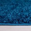 Alfombra Doral Shaggy 200 x 170 cm Azul