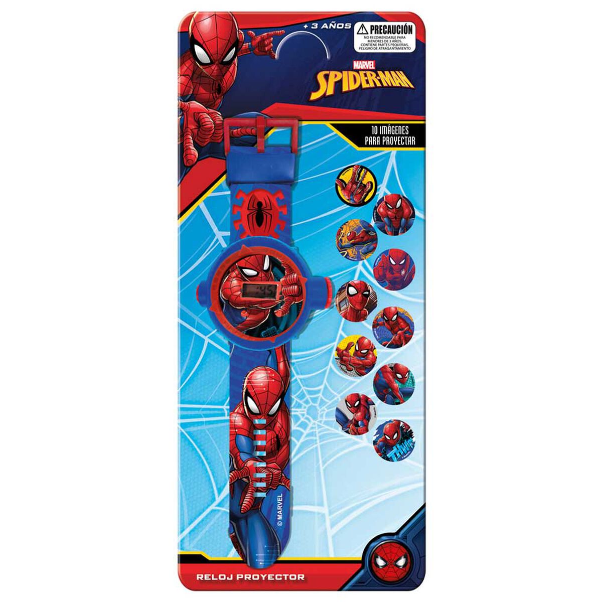 Reloj Proyector Spiderman Marvel