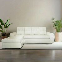 Seccional Derecho Elegant Houston Cheise PU 5 Cuerpos Tostado