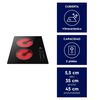 Encimera Eléctrica Electrolux VE3ST 2 Quemadores