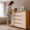 C&oacute;moda Vekkahome Evo 6 Cajones Blanco