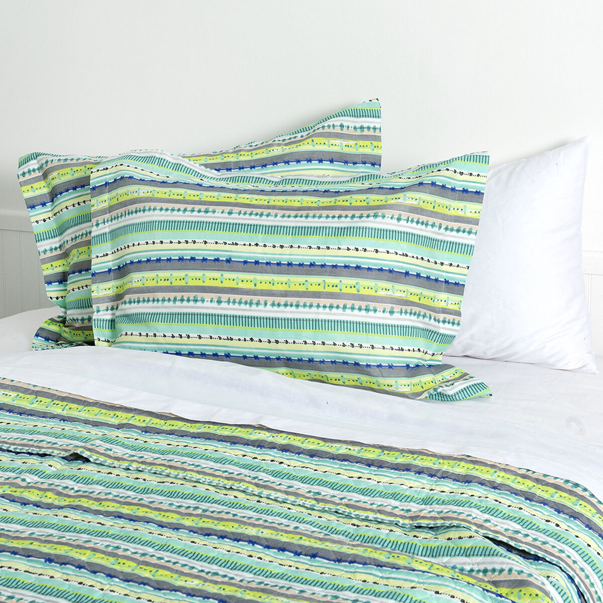 Cubrecama Mashini 2 Plazas Estampado Fiesta