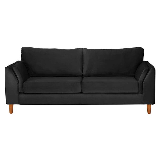 Sofá Latam Home Milan 3 Cuerpos Negro
