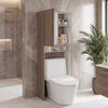 Estante de Ba&ntilde;o Tuhome Bath-26 1 Puerta Avellana Blanco