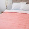 Frazada Poliéster Doral 2 Plazas Deluxe Rosado