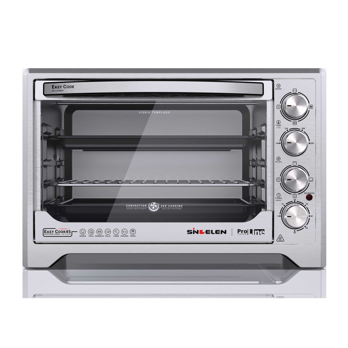 Horno Eléctrico SINDELEN HE-450IN 45 lts.