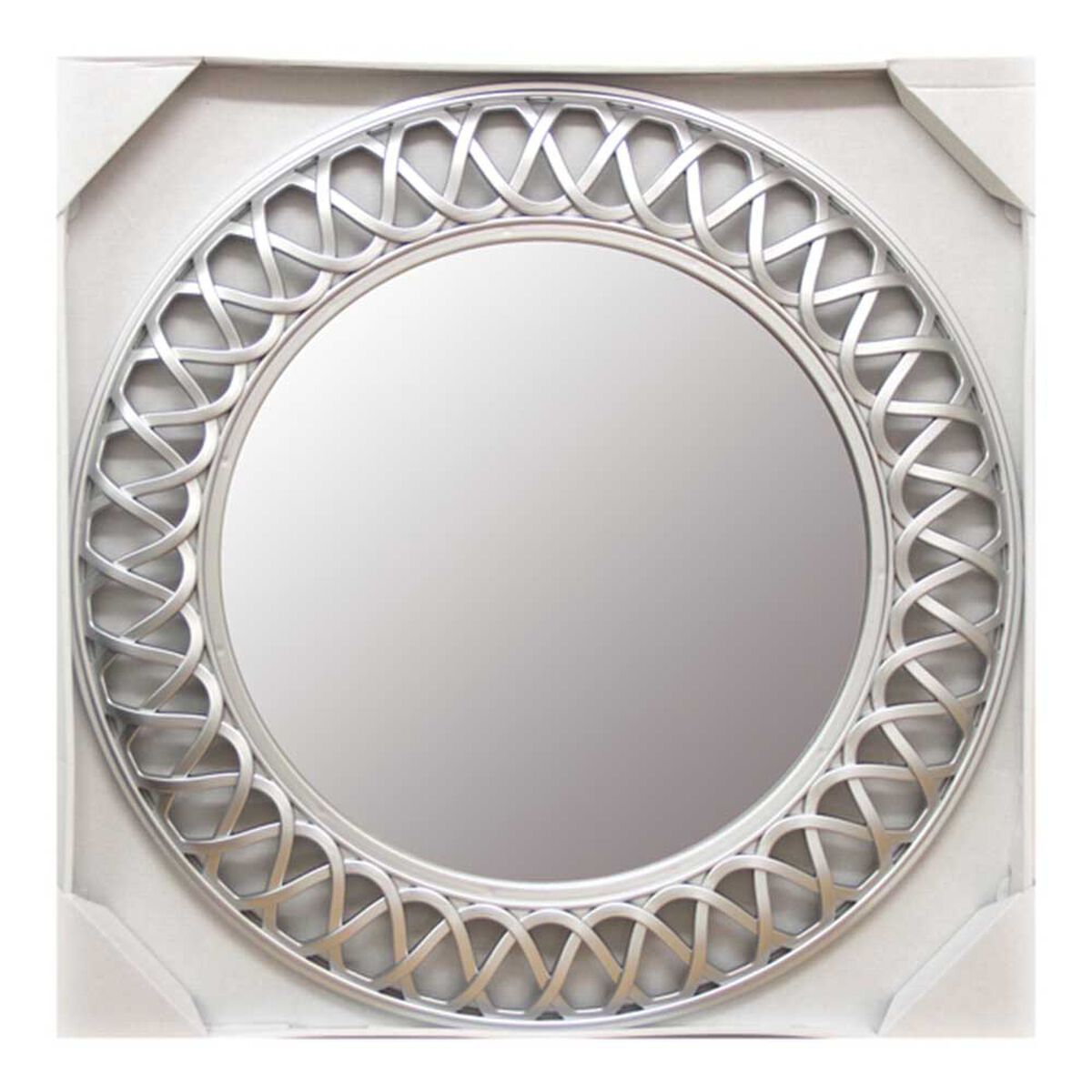 Espejo Redondo Vgo EP9003 Silver 61 cm