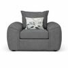 Juego de Living Elegant Detail New Houston 3-1-1 Cuerpos Gris