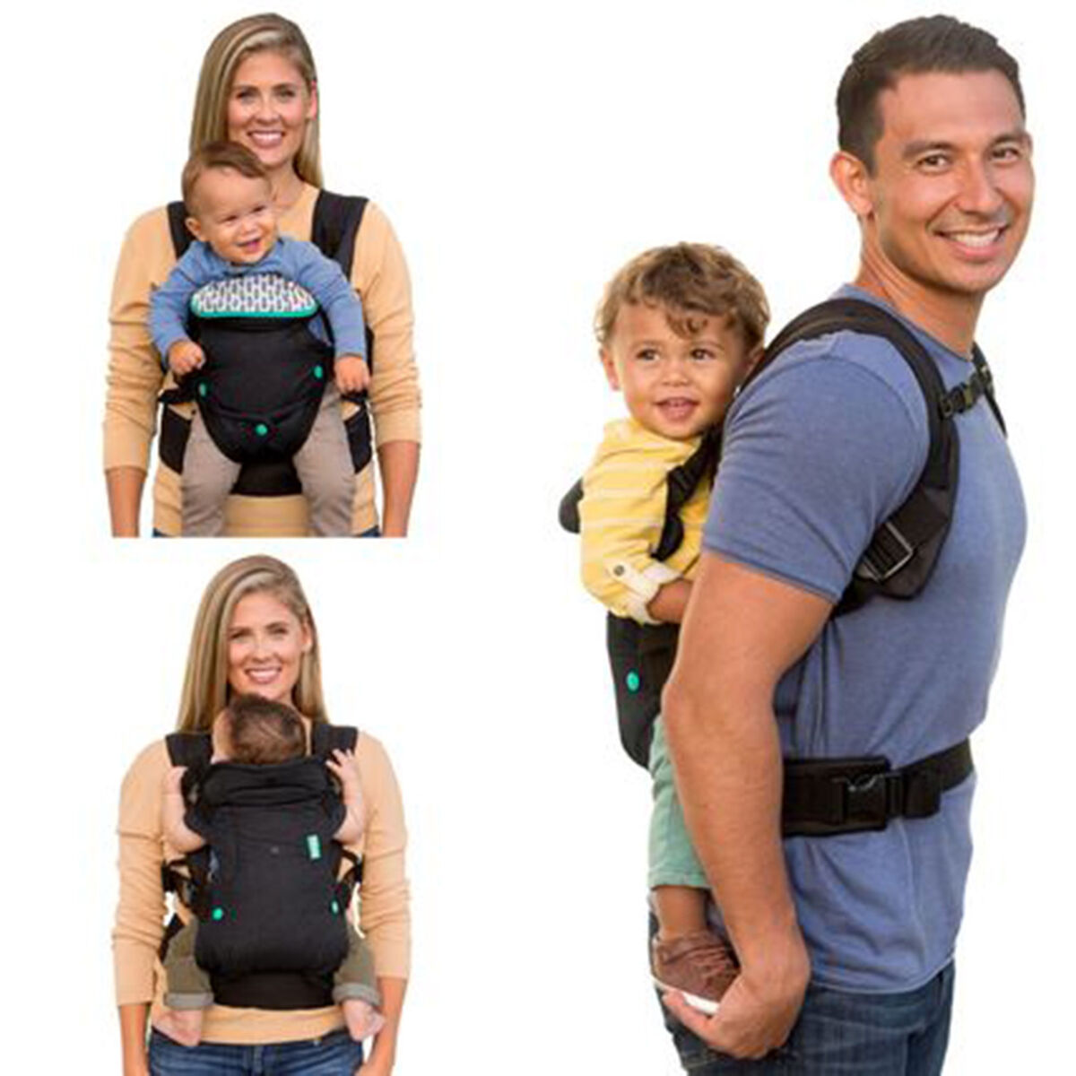 Porta Bebe Flip Advance Negro Infantino